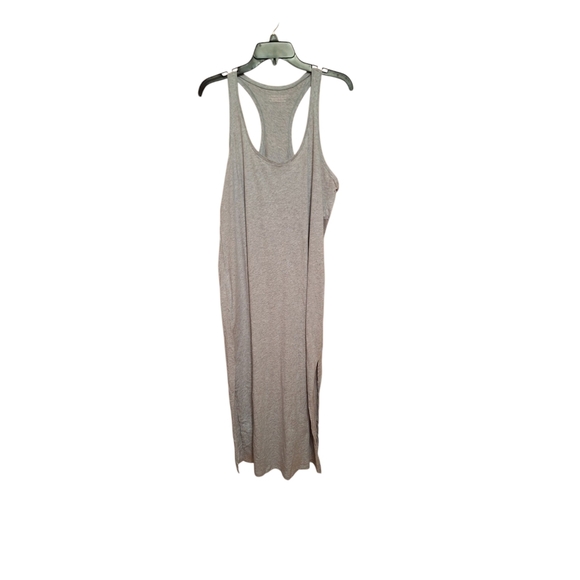 Victoria's Secret Maxi Length Heather Gray Cotton Tank Dress Ladies M/L NWT - Picture 1 of 4